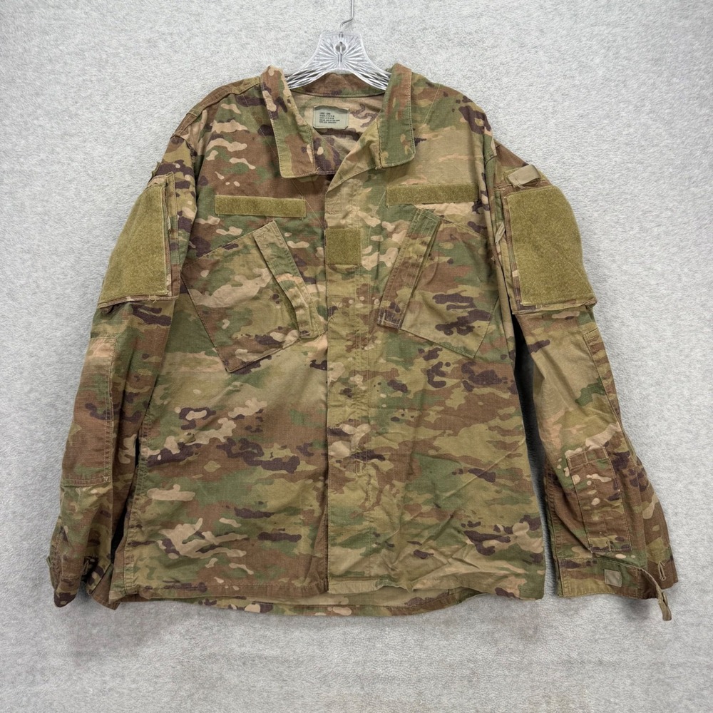 US Military OCP Multicam Combat Uniform Coat Large Long Insect Ripstop Jacket